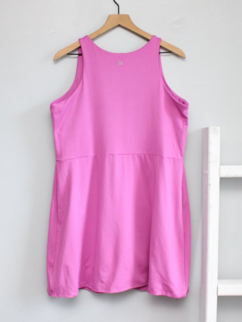 GapFit Women's Active Tank Athletic Skort Mini Dress in Pink Size XL - Picture 3 of 8